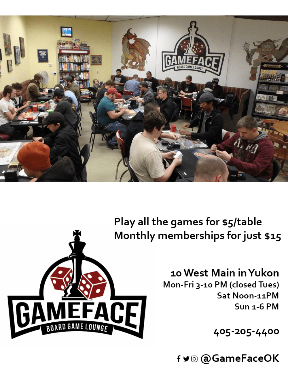 GameFace ad